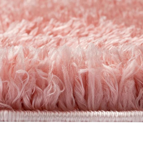 vidaXL Vloerkleed shaggy hoogpolig 50 mm 200x290 cm roze