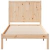 vidaXL Bedframe extra lang zonder matras massief hout 100x210 cm