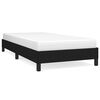 vidaXL Bedframe zonder matras 80x200 cm stof zwart