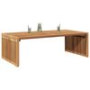 vidaXL Tuin Bijzettafel Bruin 110 x 55 x 35.5 cm Massief teakhout