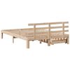 vidaXL Bedframe met lades massief grenenhout 120x190 cm