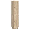 vidaXL Kastenset 2 pcs Sonoma Eiken 34,5 x 33 x 90 cm Bewerkt hout