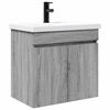 vidaXL Badkamermeubel met kraan Grijs Sonoma 61 x 40 x 74,5 cm