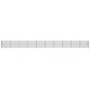 vidaXL Draadgaashek met grondankers 1,8x25 m groen