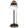vidaXL Bureaulamp 25 W E27 18x18x60 cm zwart