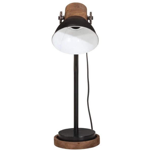 vidaXL Bureaulamp 25 W E27 18x18x60 cm zwart