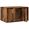 vidaXL Kattenbakkast 80x50x45 cm bewerkt hout oud houtkleurig