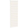 vidaXL Zebra rolgordijn 85x200 cm stofbreedte 80,9 cm marmerbeige