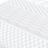 vidaXL Schuimmatras 7 zones hardheid 20 ILD 80x220 cm wit