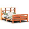 vidaXL Bedframe zonder matras massief grenenhout wasbruin 120x190 cm