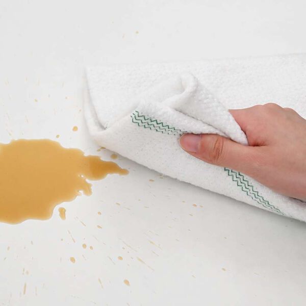 vidaXL Reinigingsdoeken 50 st gestreept 50x60 cm wit en groen