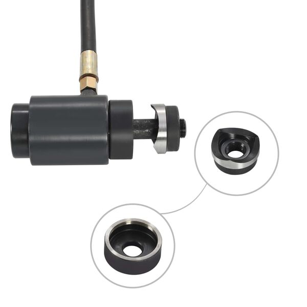 vidaXL Krimpgereedschapsset hydraulisch 22-60 mm