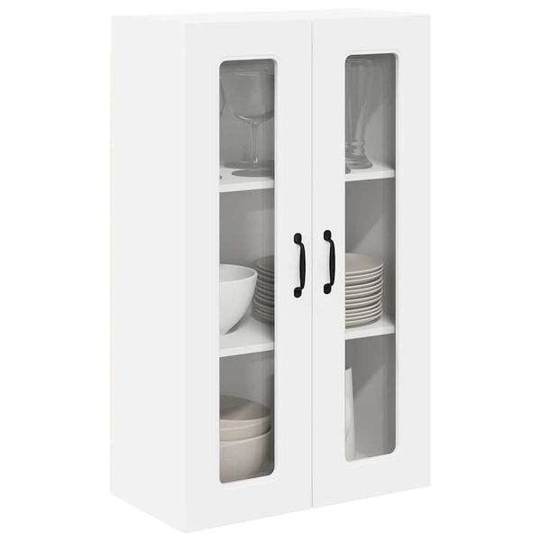 vidaXL Keukenkast met opslag Kalmar Wit 60 x 31 x 100 cm Bewerkt hout