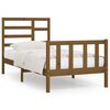 vidaXL Bedframe massief grenenhout honingbruin 90x200 cm
