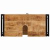 vidaXL Wastafelkast met plank Bruin 71 x 33 x 58 cm Massief Mango Hout