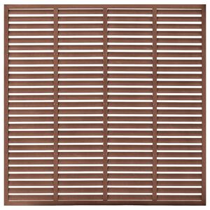 vidaXL Louvre schutting 180x180 cm HKC bruin