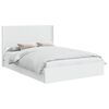 vidaXL Bedframe met opbergruimte en hoofdbord Wit 150 x 200 cm