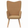 vidaXL Fauteuil Beige 62 x 67 x 95,5 cm Sherpa Stof