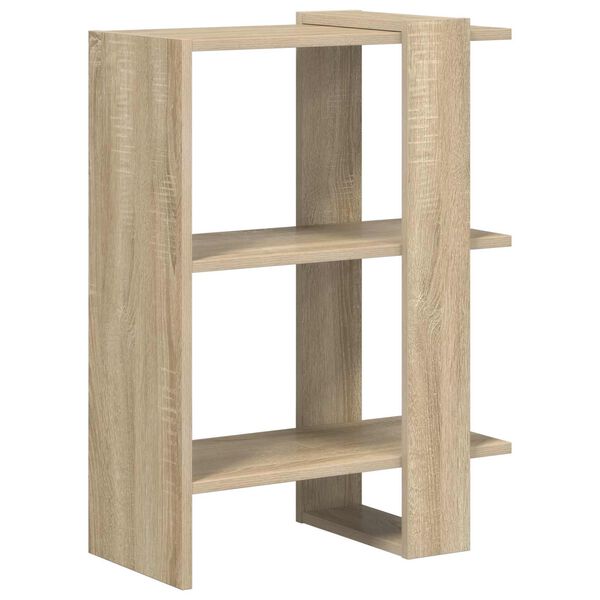 vidaXL Boekenkast Sonoma Eiken 52 x 25 x 71,5 cm Bewerkt hout