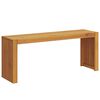vidaXL Bank Olie naturel 110 x 30 x 45 cm Massief Teakhout