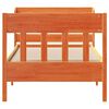 vidaXL Bedframe zonder matras massief grenenhout wasbruin 75x190 cm
