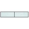 vidaXL Tv-meubel 200x40x40,5 cm gehard glas witmarmerkleurig