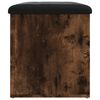 vidaXL Opbergbankje 62x42x45 cm bewerkt hout gerookt eikenkleurig