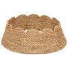 vidaXL Kerstboomkraag Rond Naturel Dia. 45 x 22 cm Waterhyacint