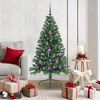 vidaXL Kunstmatig Voorverlicht Kerstboom met 150 LED Groen 150 cm PVC