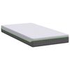 vidaXL Matras Wit en Grijs 120 x 200 cm Pocketvering