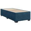 vidaXL Boxspring met matras fluweel blauw 90x190 cm