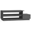 vidaXL Salontafel 120x50x40,5 cm massief grenenhout grijs