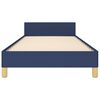 vidaXL Bedframe met hoofdeinde zonder matras 80x200 cm stof blauw