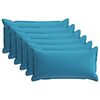 vidaXL Kussensloop 6 st HOUTEN Lichtblauw 40 x 80 cm Polyester