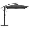 vidaXL Cantilever Banana Parasol Antraciet 249 x 249 x 250 cm