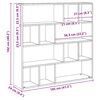 vidaXL Boekenkast/kamerscherm 105x24x102 cm artisanaal eikenkleur