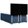 vidaXL Boxspring met matras stof blauw 140x190 cm