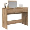 vidaXL Cosmetische Tafel met lade Artisan Eiken 100 x 45 x 76 cm