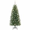 vidaXL Kunstkerstboom met 150 LED met standaard Groen 150 cm PE en PVC