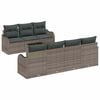 vidaXL Tuin Sofa Set 8 st 7-Aantal zitplaatsen Grijs
