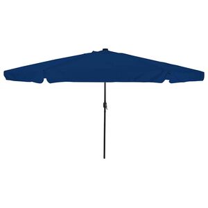 vidaXL Tuinparasol 395 x 395 x 245 cm Polyester Rond Azuurblauw
