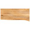 vidaXL Tafelblad met natuurlijke rand 70x30x2,5 cm massief mangohout