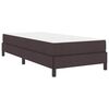 vidaXL Boxspringbed met matras Donkerbruin 80 x 200 cm Stof