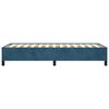 vidaXL Bedframe zonder matras 80x200 cm fluweel donkerblauw