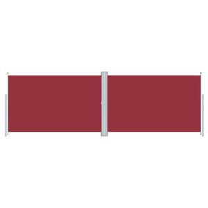 vidaXL Windscherm uittrekbaar 200x600 cm rood
