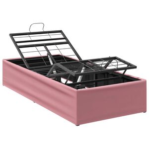 vidaXL Elektrisch Verstelbaar Bedframe Roze 200 x 70 x 33,5 cm Staal