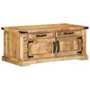 vidaXL Salontafel met lade Bruin 90 x 50 x 40 cm Massief Mango Hout