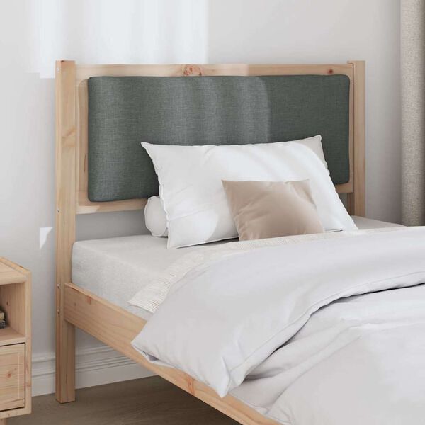 vidaXL Hoofdbord Anders Bruin 100 cm Massief grenenhout