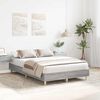 vidaXL Bedframe zonder matras 120x200 cm spaanplaat grijs sonoma
