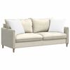vidaXL Sofa Kussens 2 stuks Wit 50 x 50 cm Stof